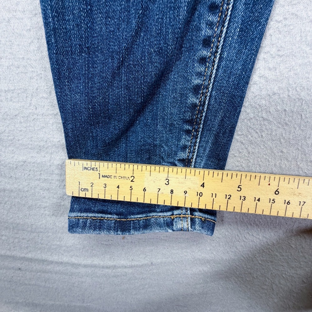 Hudson Skinny Jeans Womens 25 Excellent Blue Medium Wash Stretch Denim Low Rise - Picture 3 of 9